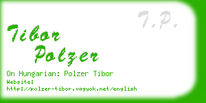 tibor polzer business card